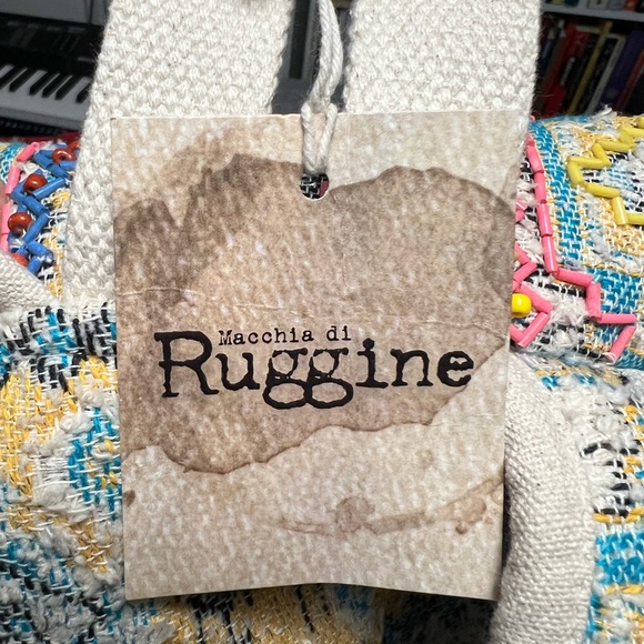 NWT Macchia di Ruggine - Colorful Geometric Pattern Backpack - Picture 7 of 7